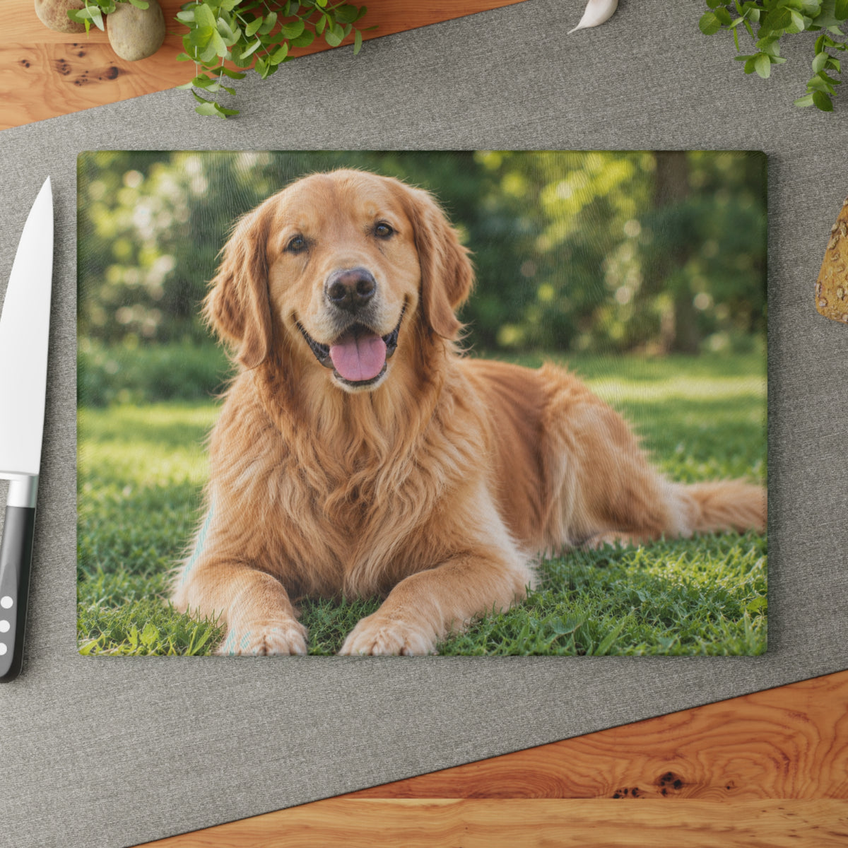 Custom Photo Glass Cutting Board