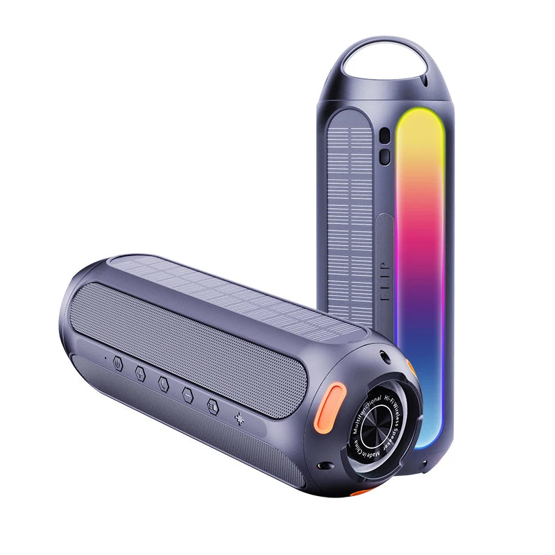 Magnetic Golf Cart Speaker | Solar Bluetooth Speaker with LED Lights